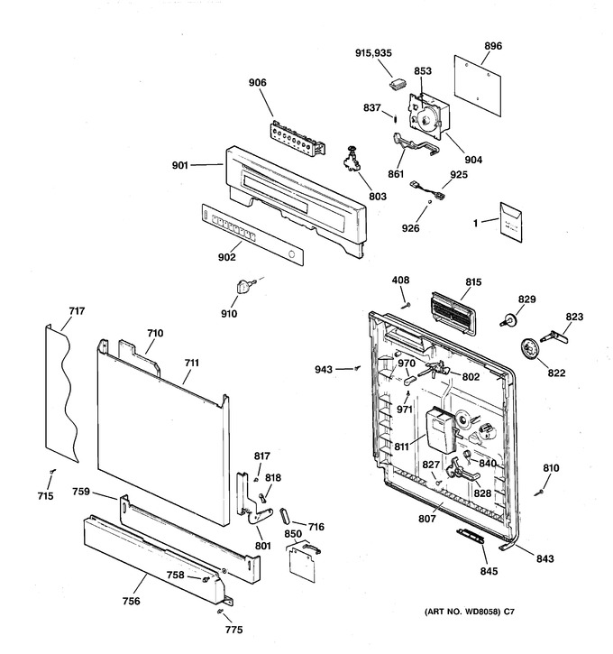 Diagram for GSD3650F00CC