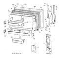 Diagram for 1 - Freezer Door