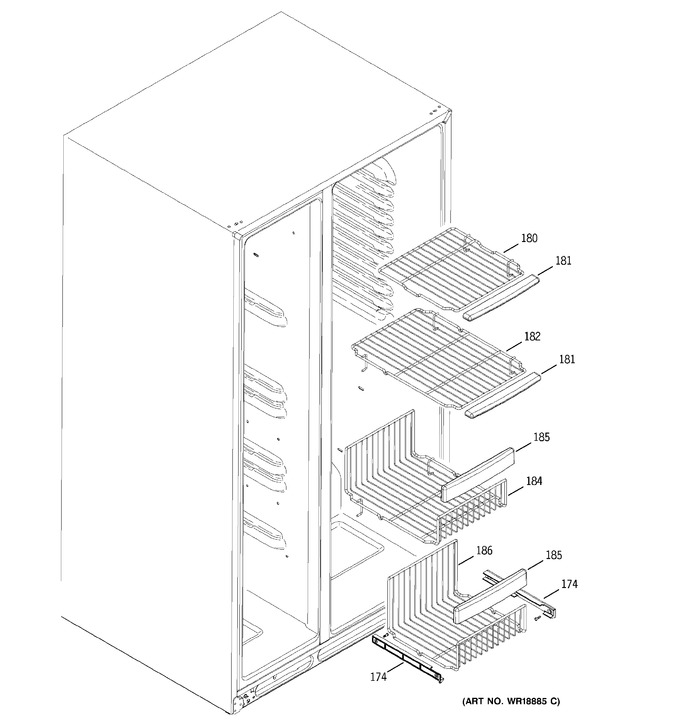 Diagram for GSS25LGMEWW