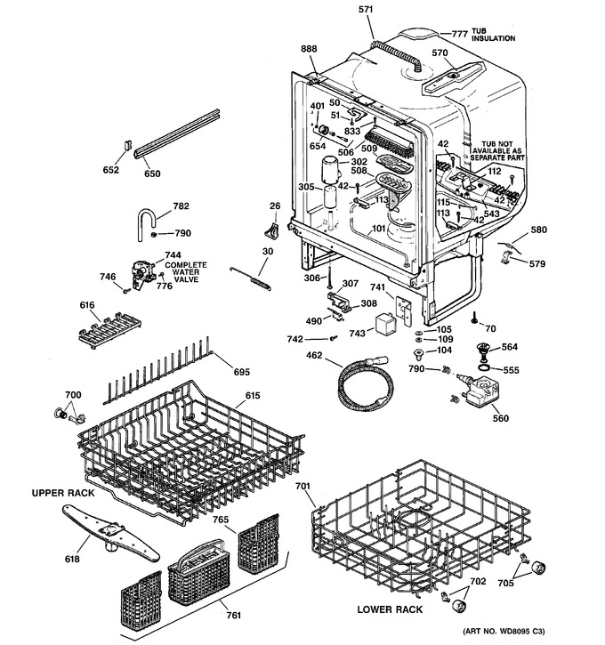 Diagram for EDW3000G00BB