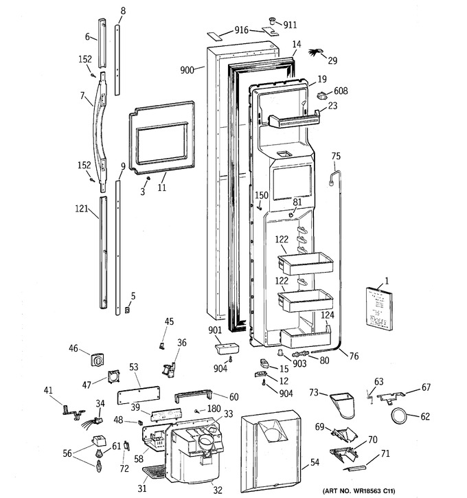 Diagram for TFX30PPDBWW