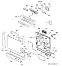 Diagram for 1 - Escutcheon & Door Assembly