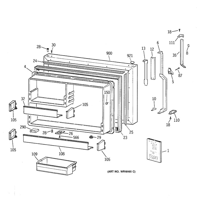 Diagram for TBC19PASPRWW