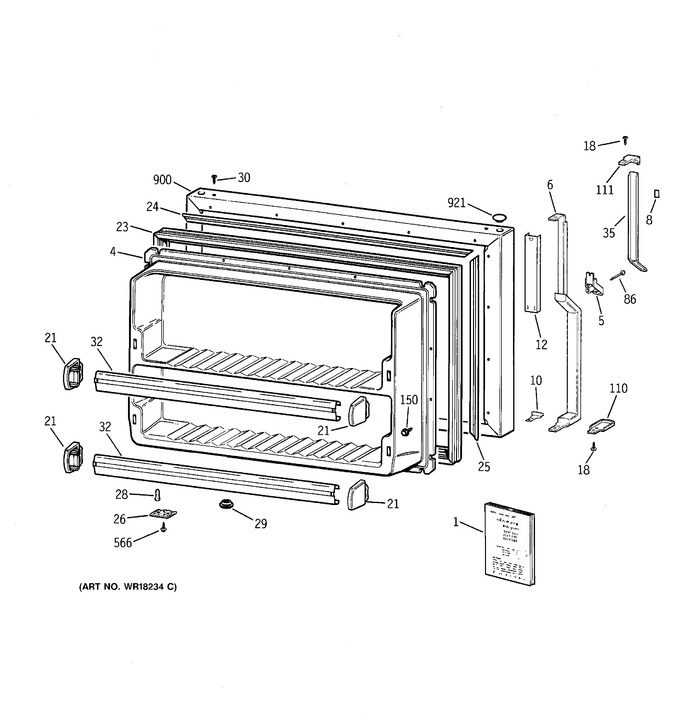 Diagram for TBX18CIXKRAA