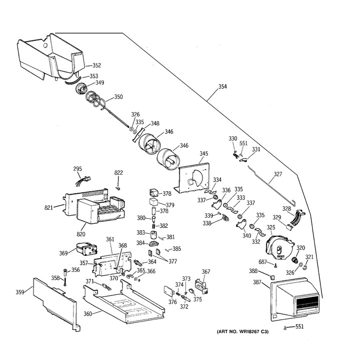 Diagram for TBX25PRYELWW