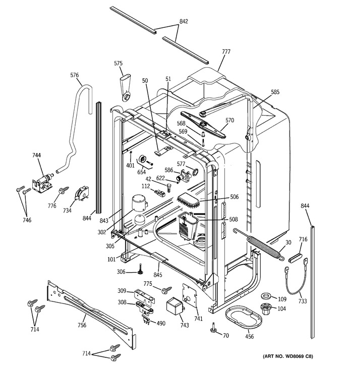 Diagram for EDW4000G00WW