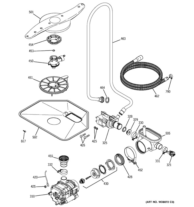 Diagram for PDW7700G00BB