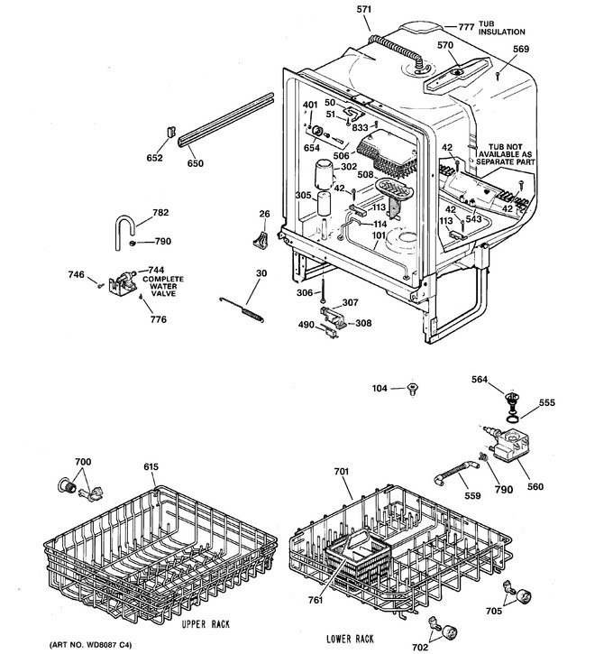 Diagram for GSC3200F01BL