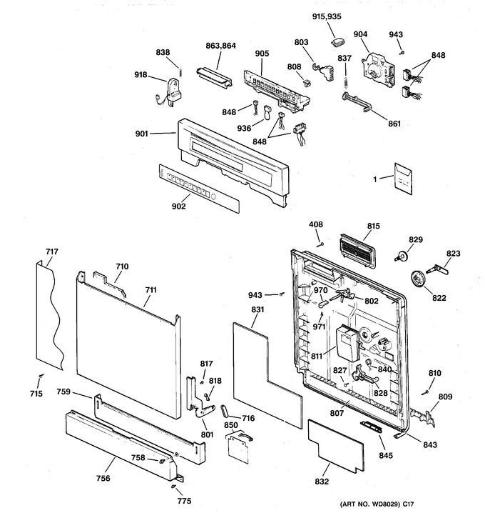 Diagram for EDW2050F01CC