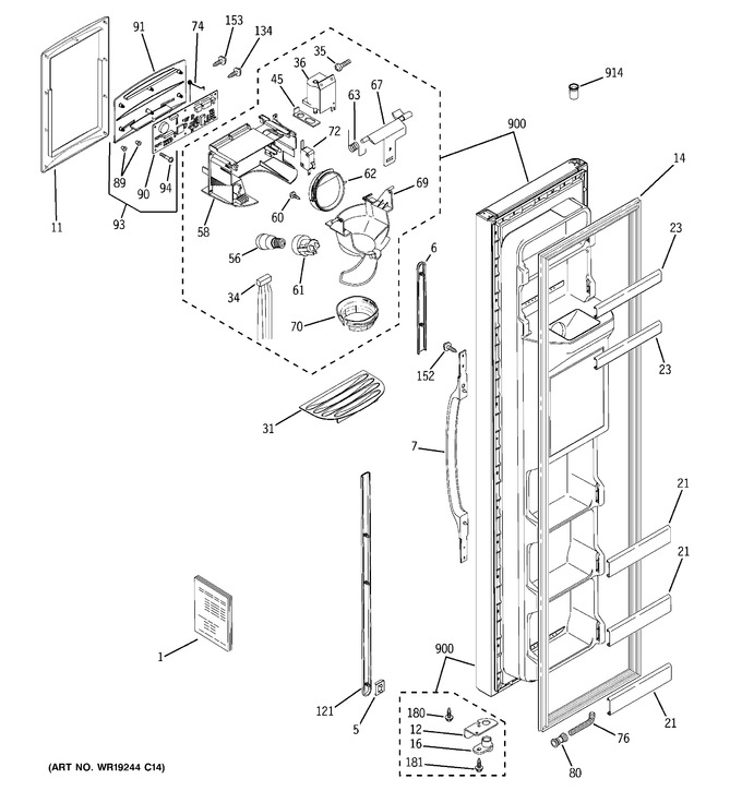 Diagram for GSH22JFPBWW