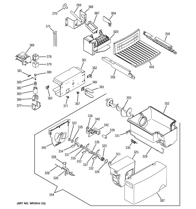 Diagram for ESS25XGMCWW