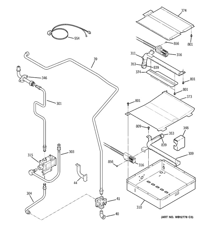 Diagram for JGSP48SH3SS