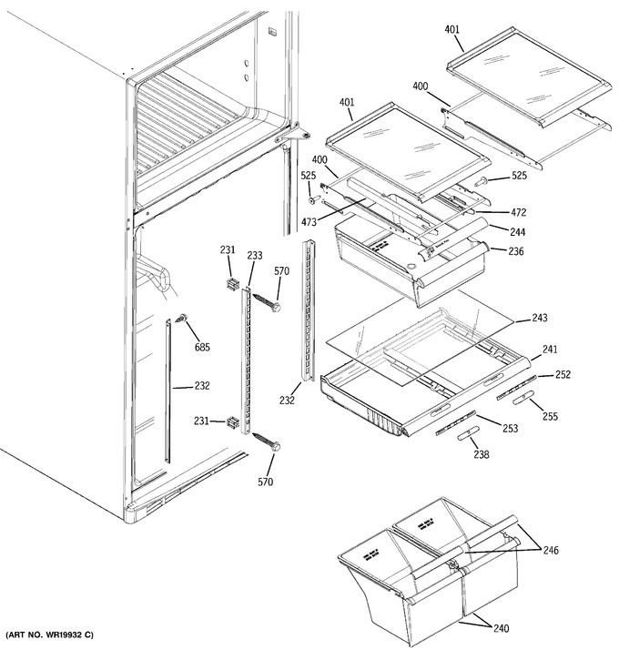 Diagram for GTH18KBRVRWW