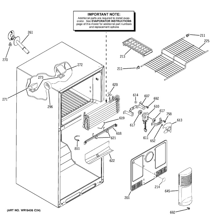 Diagram for GTH18JBRKRWW