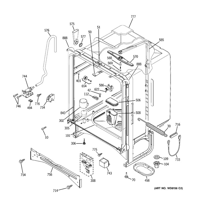 Diagram for GHDA960K00BB