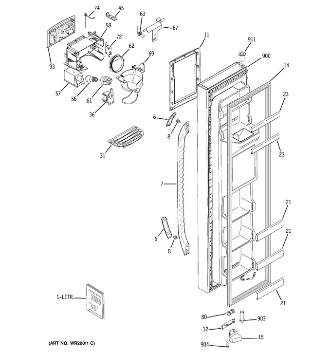 Diagram for GSS25WGTAWW