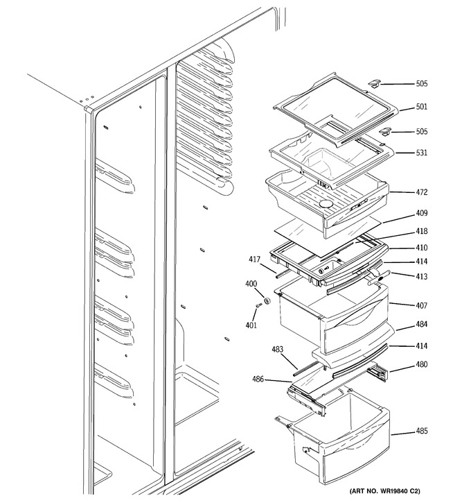 Diagram for GSS25WGTAWW