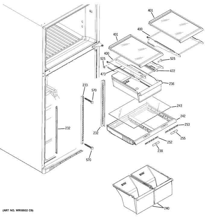 Diagram for GTH18SBXBRSS
