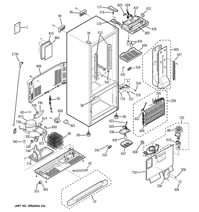 Diagram for GBS20KBRDWW