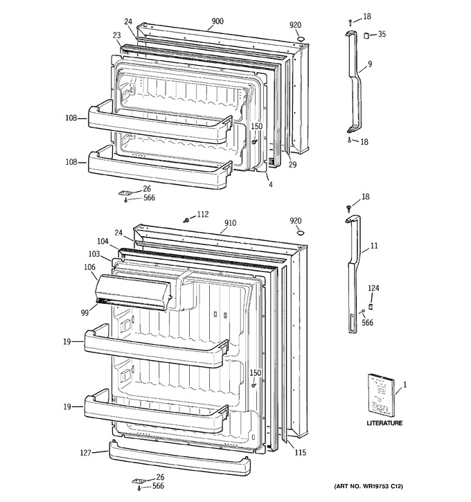 Diagram for CTS18FBSBLWW