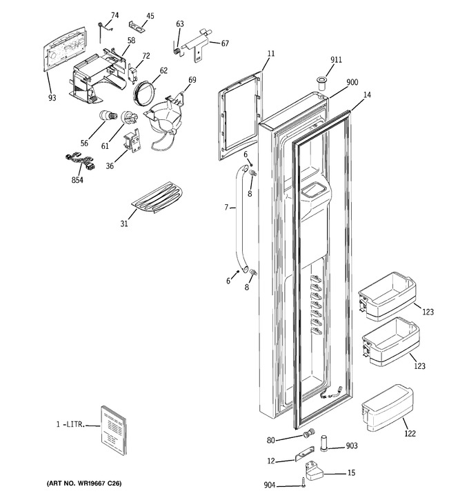 Diagram for GSHF3KGXCCWW