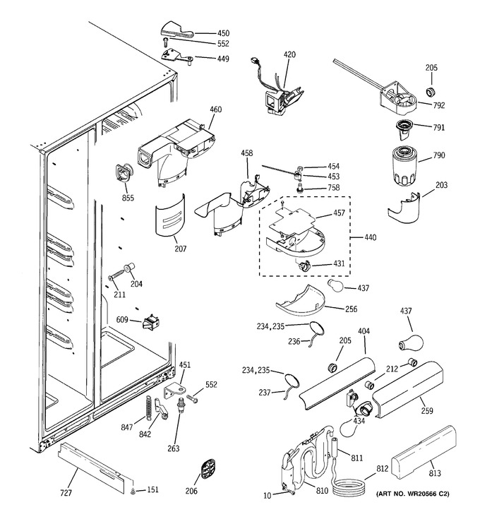 Diagram for GSHF3KGXCCBB