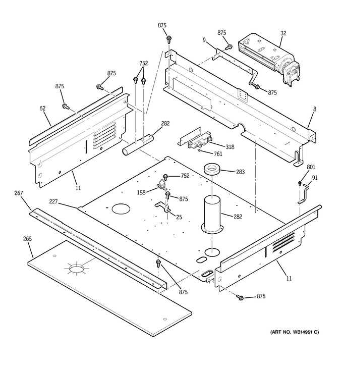 Diagram for PGS908DEP2WW