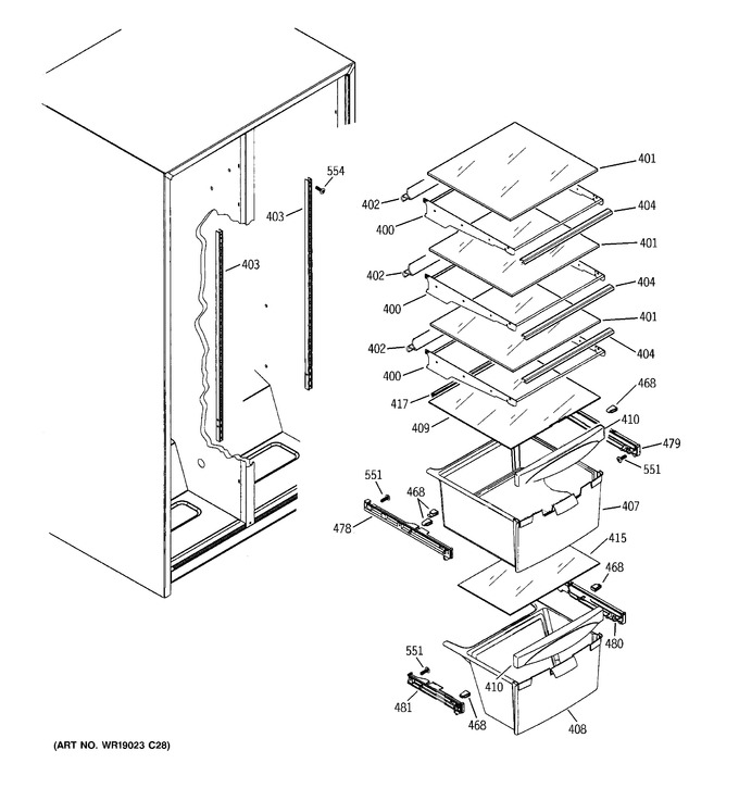 Diagram for GSS25GFXNWW