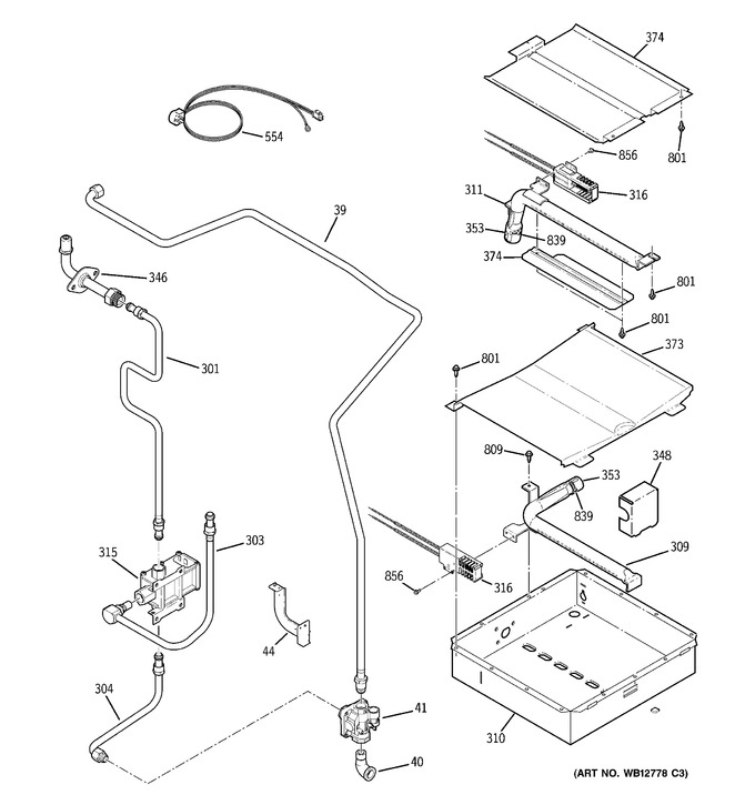 Diagram for PGS968TEP2WW