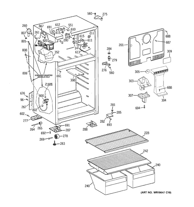 Diagram for GTS16BCSHLWW