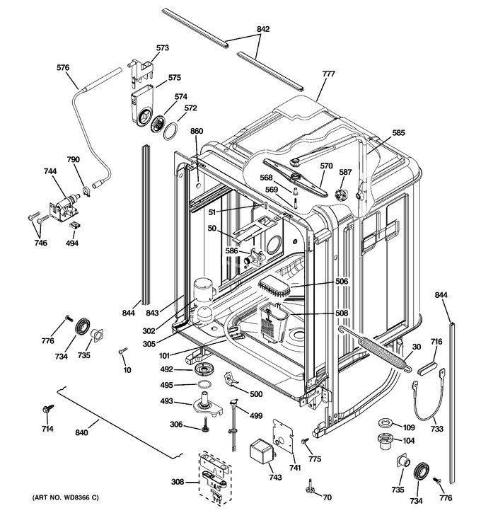 Diagram for GDWT260R30SS