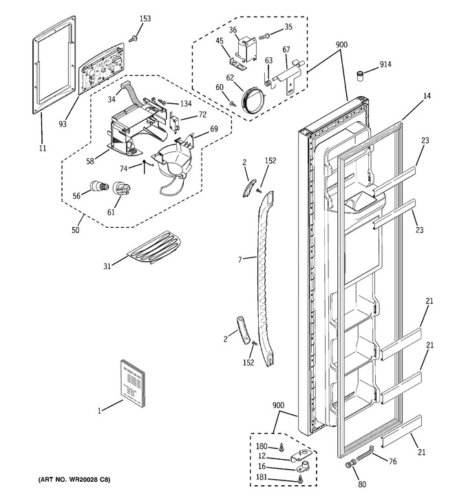 Diagram for GSH25GGCEBB