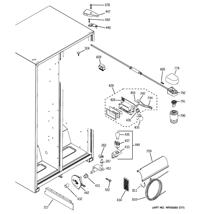 Diagram for GSH25GGCEBB
