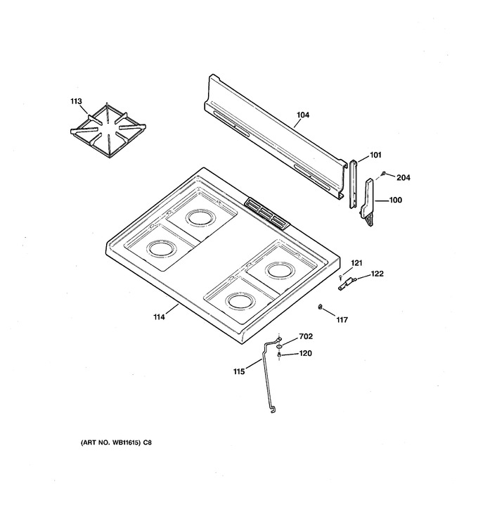 Diagram for RGB508PET1CT