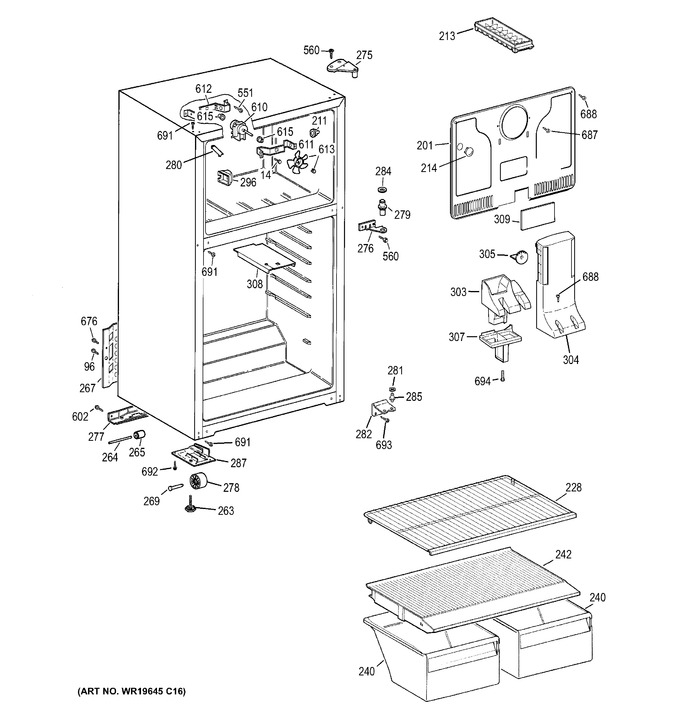 Diagram for GTR16BBSJRWW