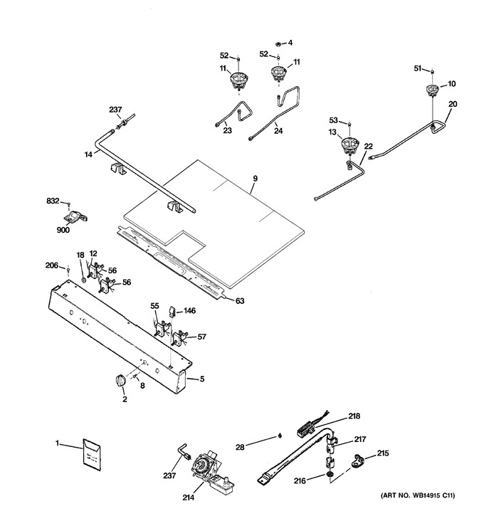 Diagram for JGBS24LEM5WW