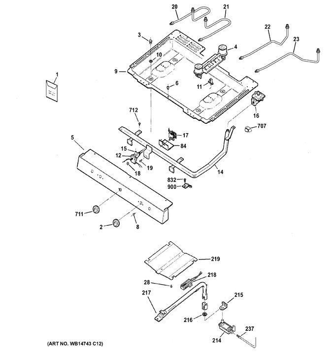 Diagram for RGB525DED2WW