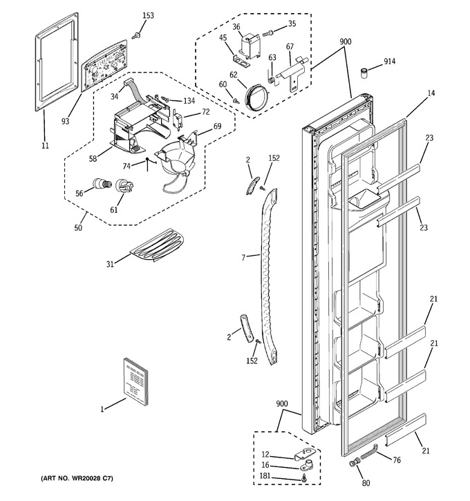 Diagram for GSH25GGCBBB