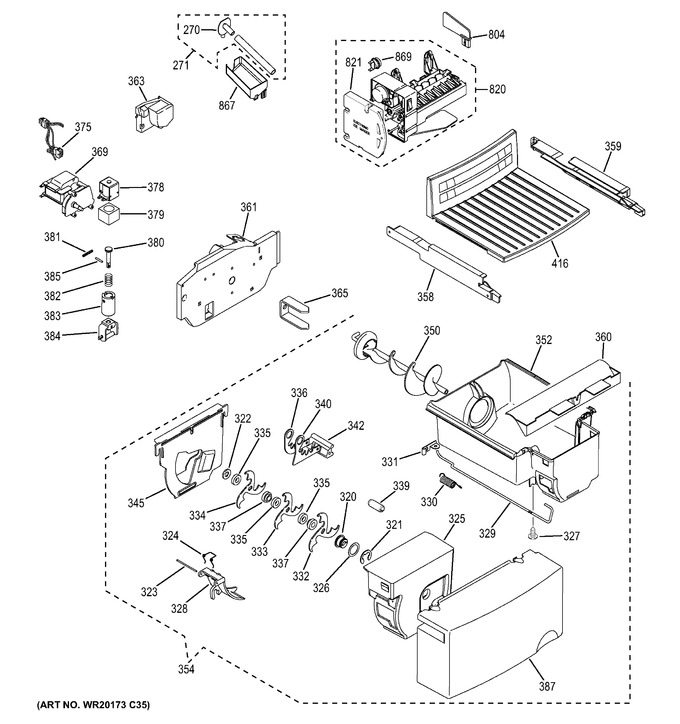 Diagram for GSH25JGDCBB