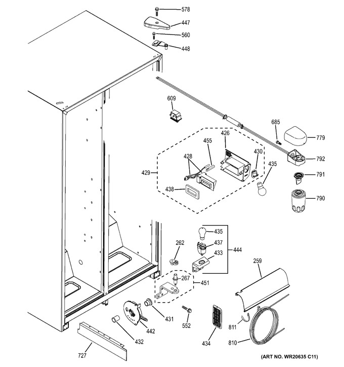 Diagram for GSH25JGDCBB