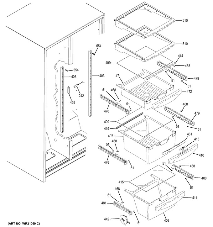 Diagram for GSH25JGDCBB
