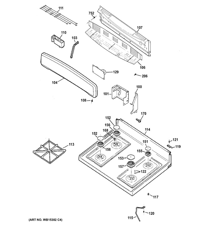 Diagram for JGB450REF1SS
