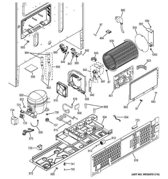 Diagram for GFE29HMEJES