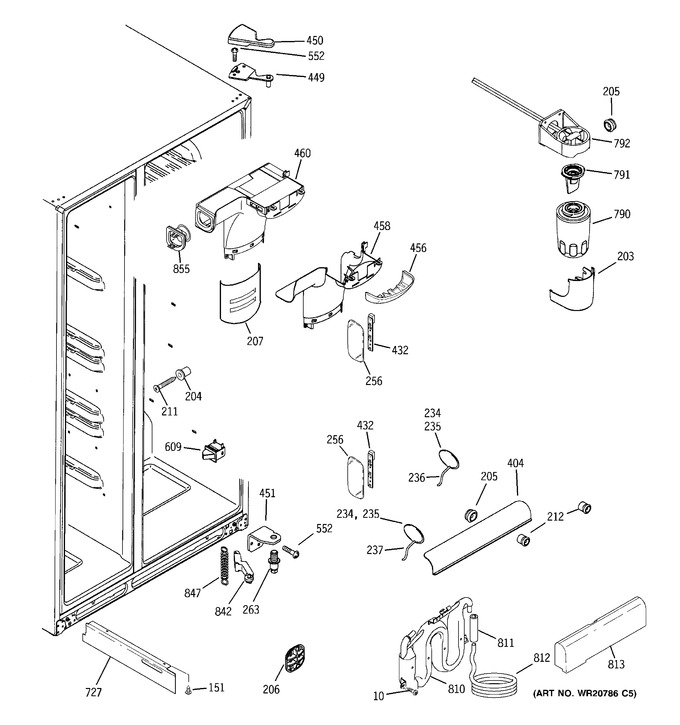 Diagram for DSE25JGHBCBB