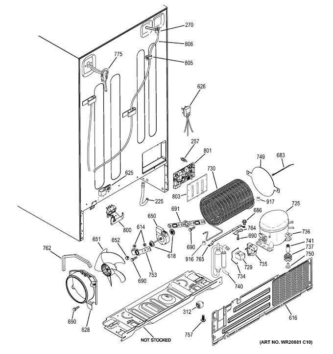 Diagram for PSE25KGHBHWW