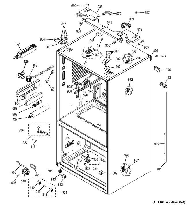 Diagram for GFE26GMHEES