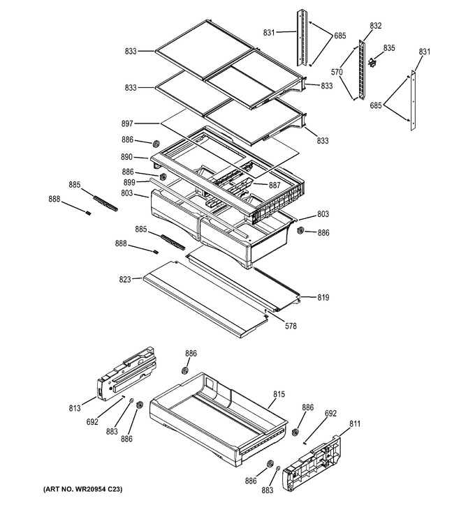 Diagram for GFE26GSHCSS