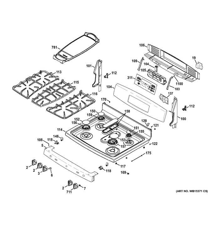 Diagram for JGB850DEF3BB