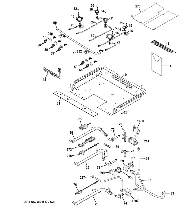Diagram for JGB850SEF3SS