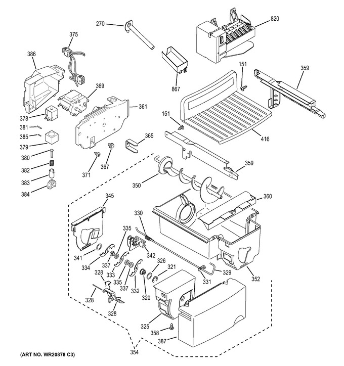 Diagram for GZS22DMJBFES